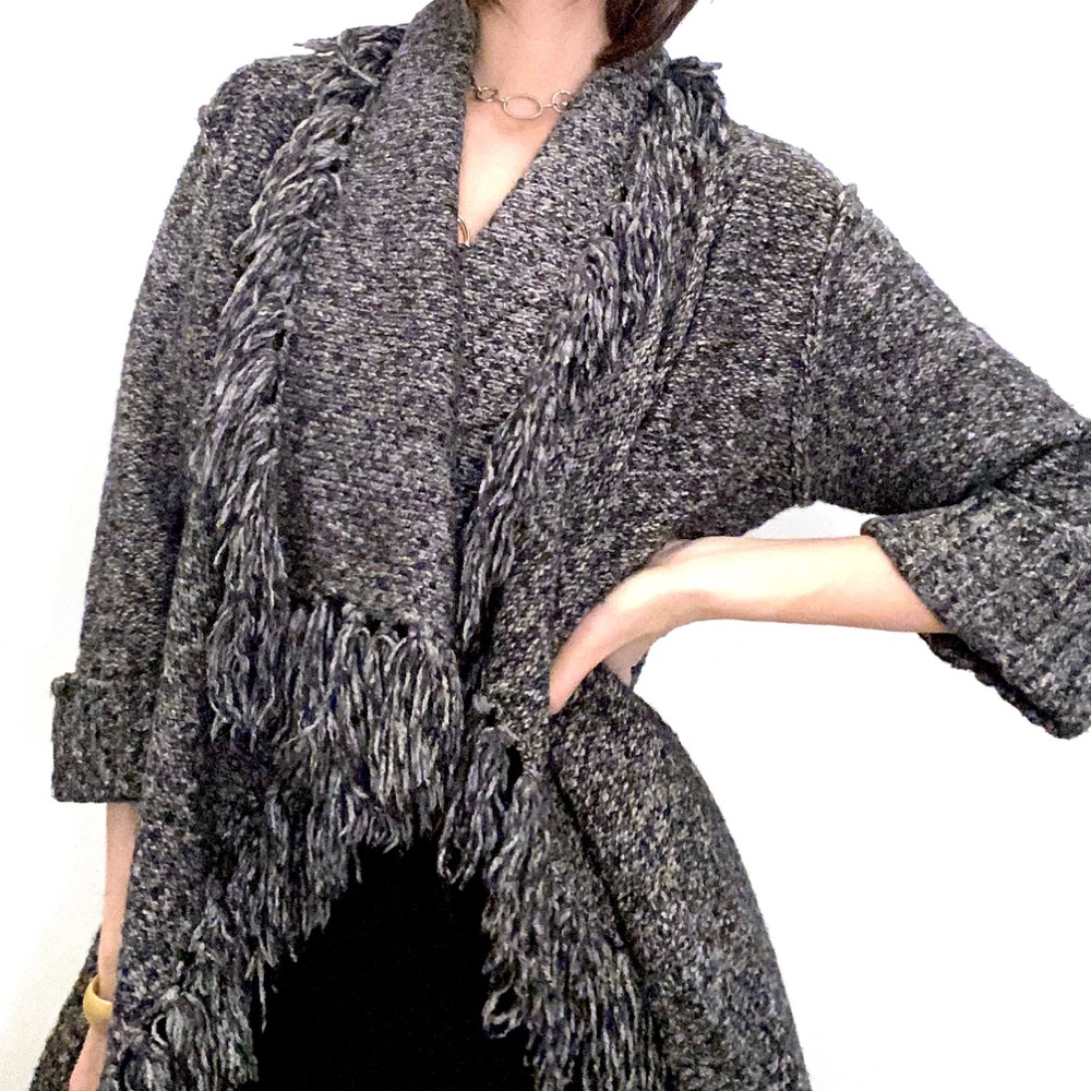 Kensie waterfall draped sweater.